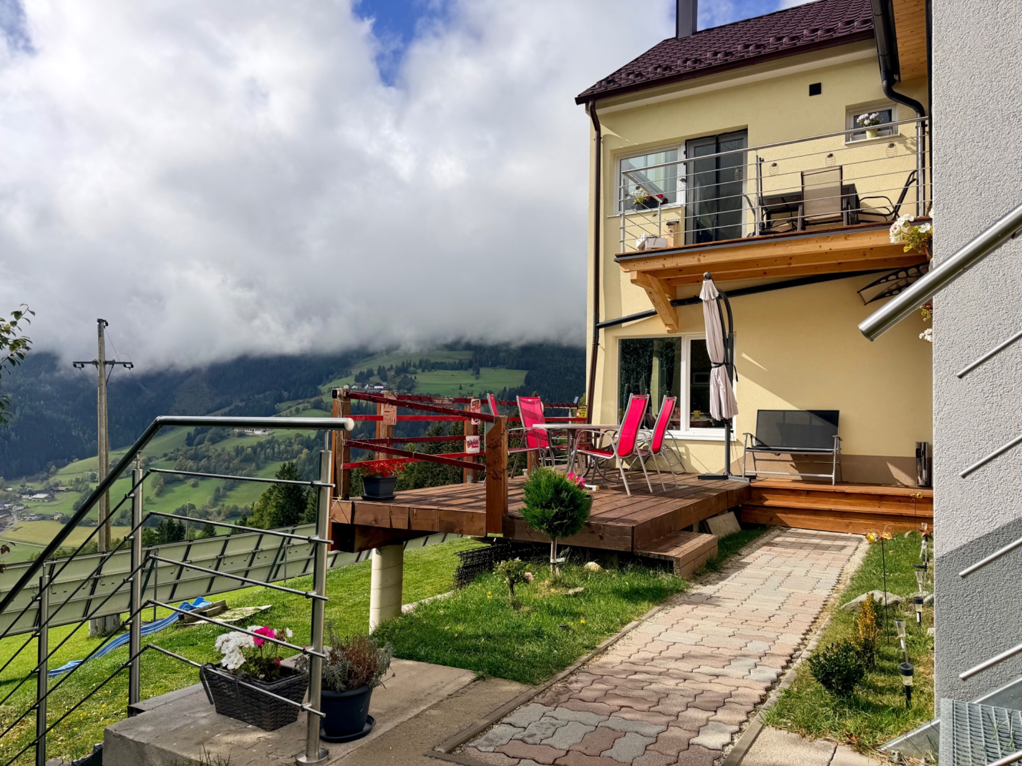 Ferienwohnung mit Bergblick